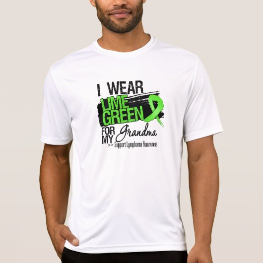 T-shirt Ruban de lymphome pour ma grand-maman (Devant)