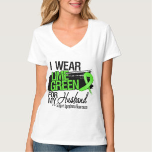 T-shirt Ruban de lymphome pour mon mari