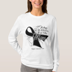 T-shirt Ruban de maman - cancer de la peau de mélanome