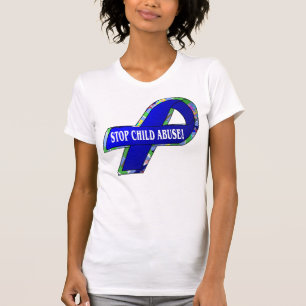 T-shirt Ruban de mauvais traitement à enfant