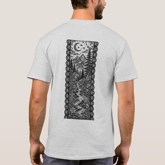 T-shirt Ruban de montagne (Dos)