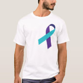 T-shirt Ruban de prévention du suicide (Devant)