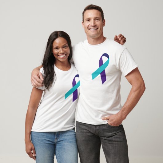T-shirt Ruban de prévention du suicide (Unisexe)