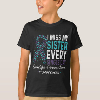 T-shirt Ruban de prévention Tous les jours Manque Sœur