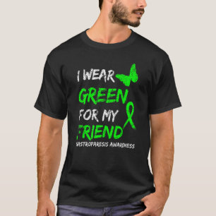 T-shirt Ruban De Sensibilisation À La Gastro-Parèse Je Por