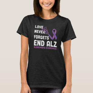 T-shirt Ruban de sensibilisation à la maladie d'Alzheimer