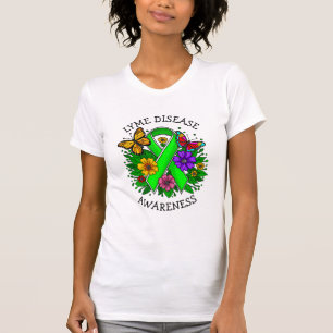 T-shirt Ruban de sensibilisation à la maladie de Lyme