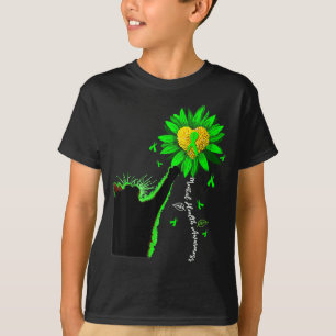 T-shirt Ruban de sensibilisation à la santé mentale Chat a