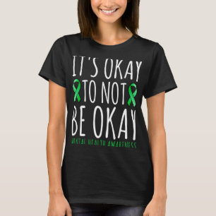 T-shirt Ruban de sensibilisation à la santé mentale Okay T
