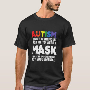 T-shirt Ruban de sensibilisation à l'autisme et de toléran