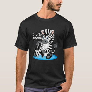 T-shirt Ruban de sensibilisation à l'EDS de Zebra