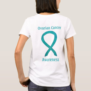 T-shirt Ruban de sensibilisation au cancer de l'ovaire T-s