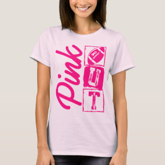 T-shirt Ruban de sensibilisation au cancer du sein de foot