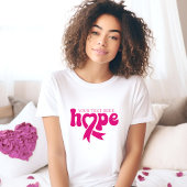 T-shirt Ruban de sensibilisation au cancer du sein Nom per