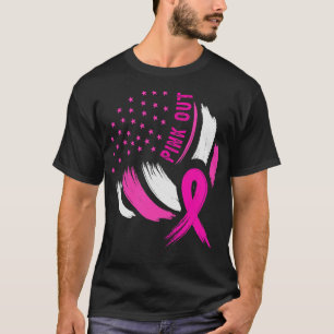 T-shirt Ruban de sensibilisation au cancer du sein - Volle