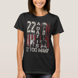 T-shirt Ruban de sensibilisation au suicide des vétérans 2