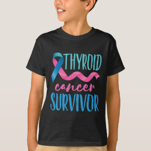 T-shirt Ruban de sensibilisation des survivants du cancer