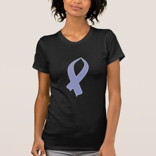 T-shirt Ruban de sensibilisation (Périwinkle) (Devant)