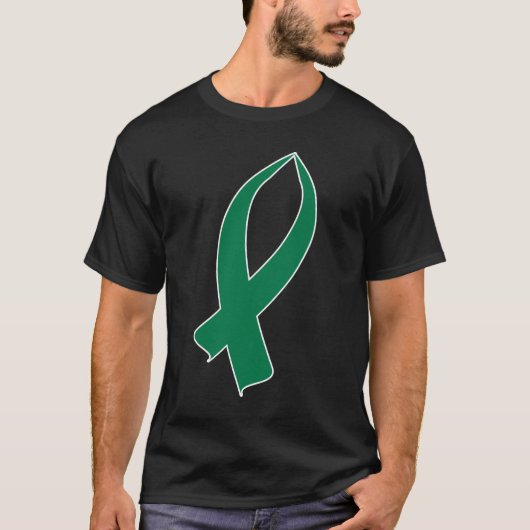 T-shirt Ruban de sensibilisation (vert) (Devant)