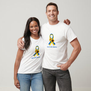 T-shirt Ruban de soutien Stand With Ukraine