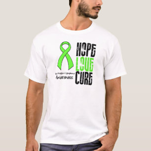 T-shirt Ruban de traitement d'amour d'espoir de lymphome
