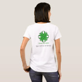 T-shirt Ruban de trèfle vert par Kenneth Yoncich (Dos entier)
