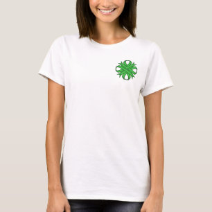 T-shirt Ruban de trèfle vert par Kenneth Yoncich