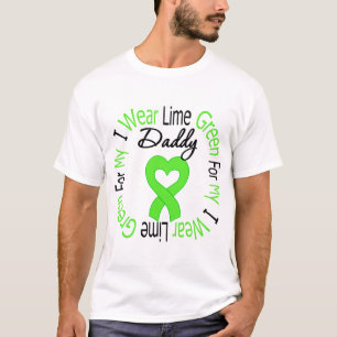 T-shirt Ruban de vert de chaux d'usage du lymphome I pour
