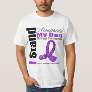 T-shirt Ruban de voyage pour le Cancer pancréatique (papa