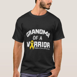 T-shirt Ruban d'or et ruban jaune Cancer de l'enfance