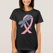 T-shirt Ruban du cancer du sein (Devant)