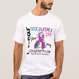 T-shirt Ruban d'usage du cancer de la thyroïde I pour la