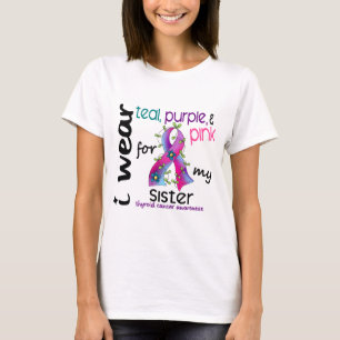 T-shirt Ruban d'usage du cancer de la thyroïde I pour ma
