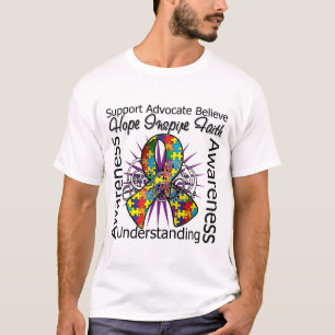T-shirt Ruban en spirale d'inspirations de syndrome