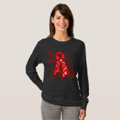 T-shirt Ruban Fleurs MDS (Devant entier)