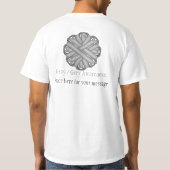 T-shirt Ruban gris/gris (Dos)