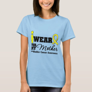 T-shirt Ruban jaune d'usage du cancer de la vessie I pour