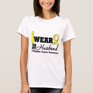 T-shirt Ruban jaune d'usage du cancer de la vessie I pour