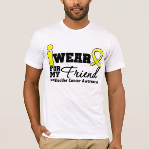 T-shirt Ruban jaune d'usage du cancer de la vessie I pour