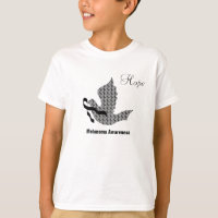 Ruban noir Dove of Hope - Melanoma