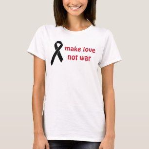 T-shirt Ruban Noir + votre message