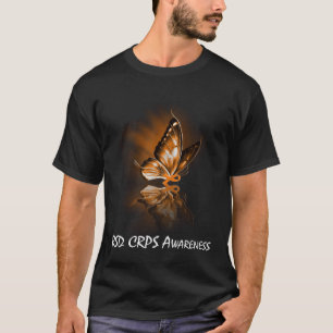 T-shirt Ruban Papillon Sensibilisation RSD CRPS