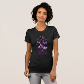 T-shirt Ruban pourpre de conscience : Épilepsie (Devant entier)