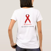T-shirt Ruban Red Standard par Kenneth Yoncich (Dos)