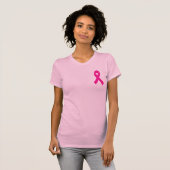T-shirt ruban rose (Devant entier)