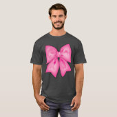 T-shirt Ruban rose (Devant entier)