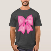 T-shirt Ruban rose (Devant)