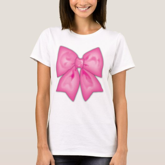 T-shirt Ruban rose (Devant)