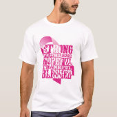 T-shirt Ruban rose - Affirmations (Devant)