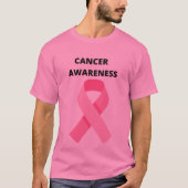 T-shirt ruban rose conscience du cancer du sein (Devant)